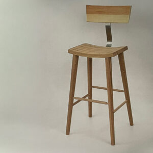 Barhocker Konkav mit Lehne - bar stool concave
